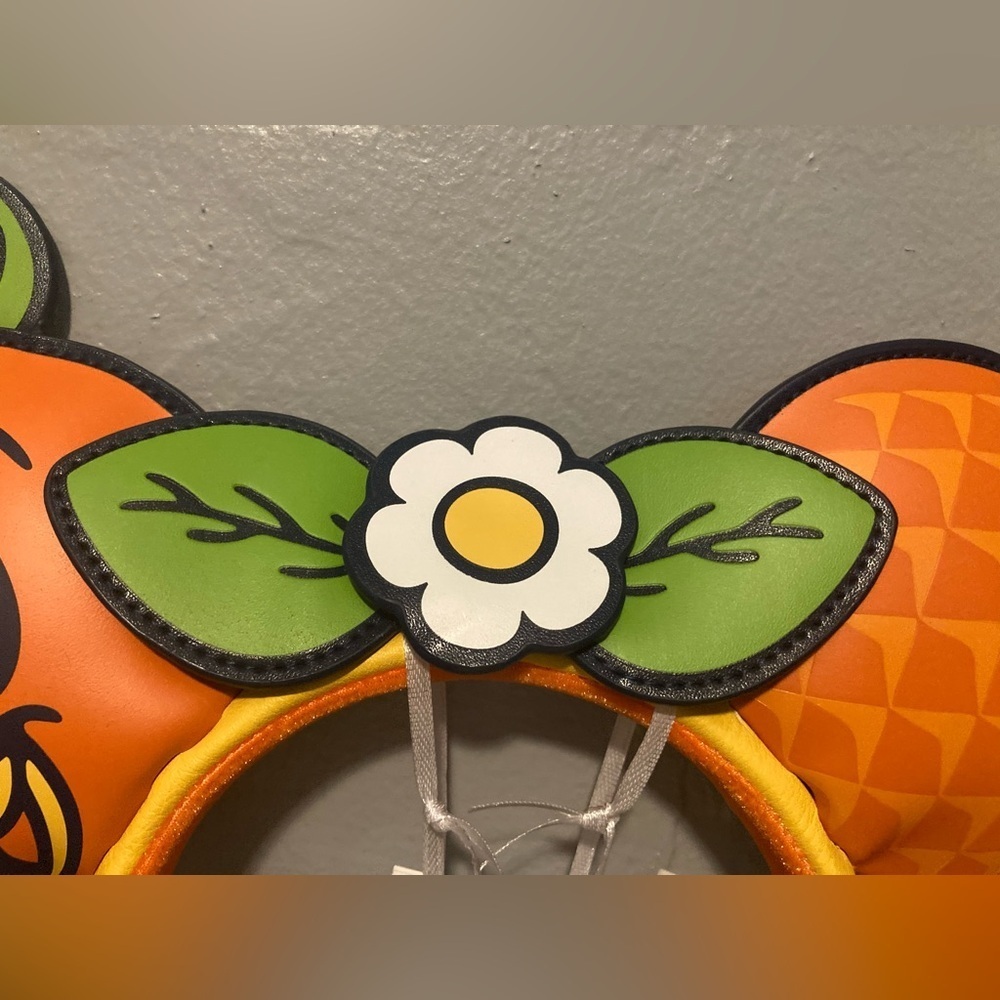 Loungefly 2025 Epcot Flower and Garden Orange Bird Headband - Picture 5 of 11